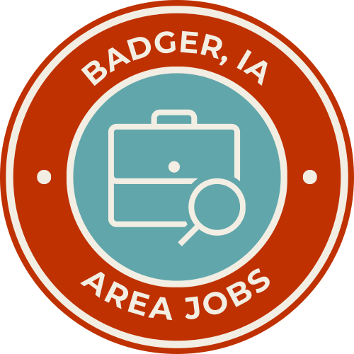 BADGER, IA AREA JOBS logo